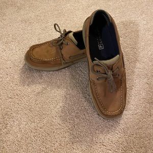 Sperry topsider size 7 boys deck shoe